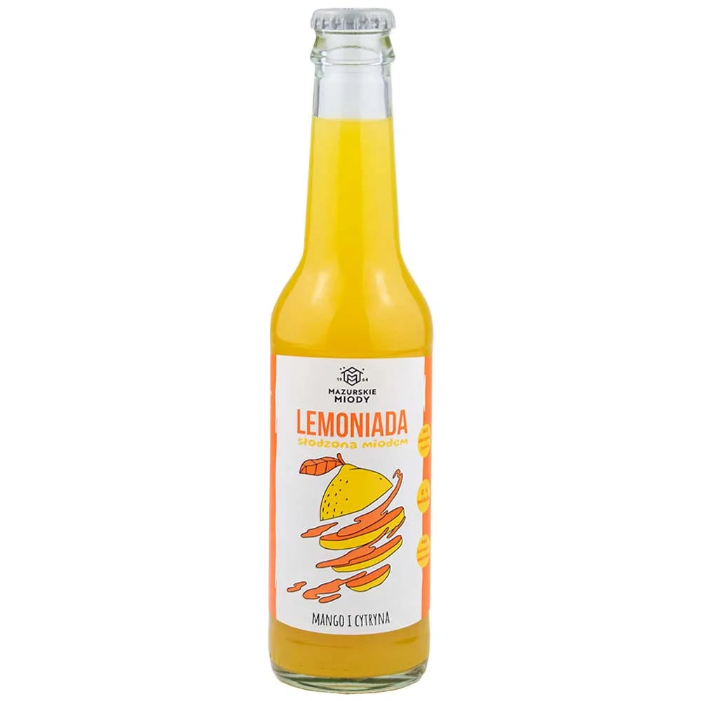 Lemoniada słodzona miodem (mango i cytryna)