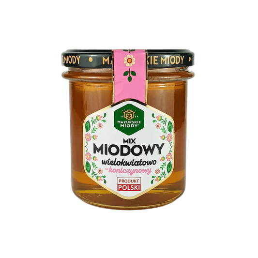 Mix Miodowy wielokwiatowo-koniczynowy 400 g