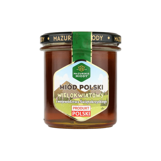 Miód Polski Wielokwiatowy z woj. Świętokrzyskiego 400 g