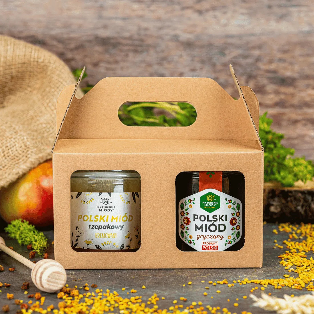 Zestaw prezentowy 2 Miodów 400 g do wyboru